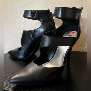 Guess Black Strappy Heels